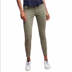 Hei Hei Anthropologie Olive Green Skinny Pants